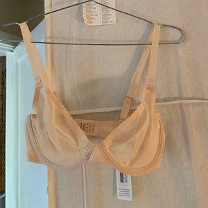Cuup The Plunge Bra 32D Blush Mesh